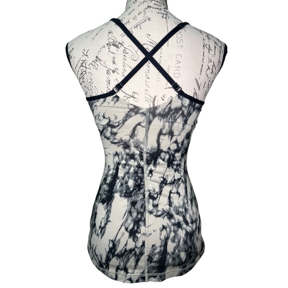 Lululemon Athletica | Black and White Camisole Tank Workout Top size small - Picture 7 of 14